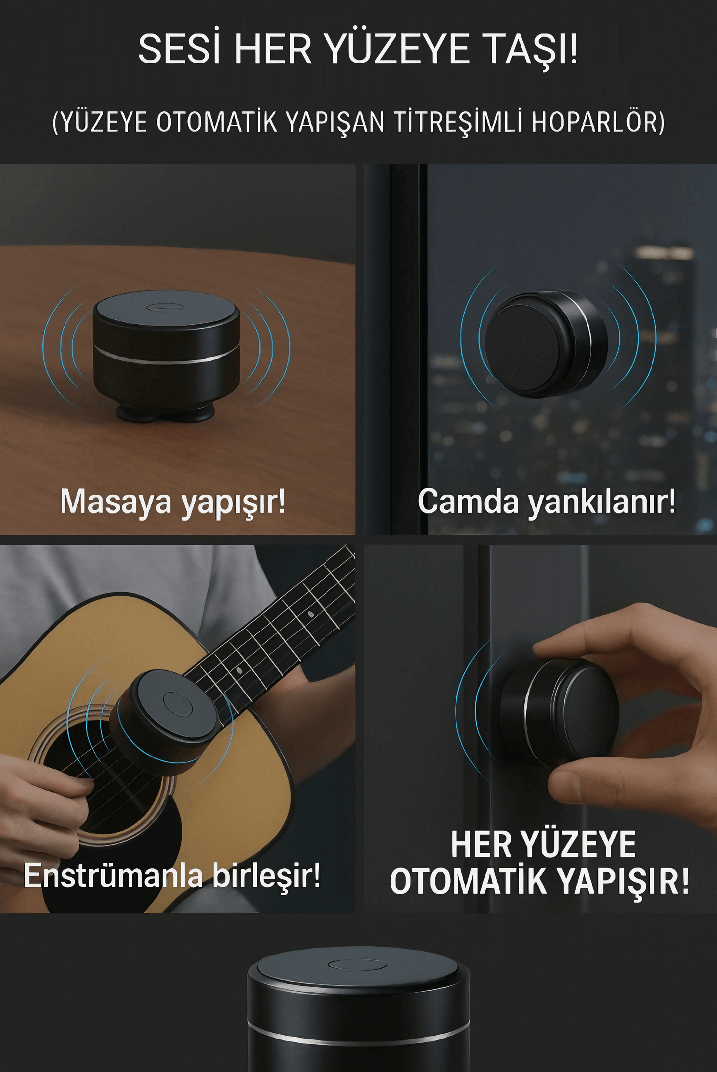 BassHoparlör™ Kemik İletim Duyarlı Ses Hoparlörü - BassHoparlor